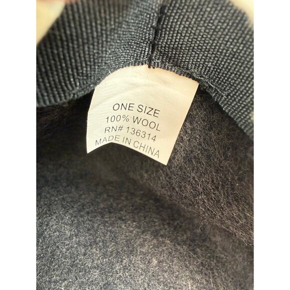 Michael Stars Gray 100%‎ Wool Wide Brim Hat One Size Festival Country Western main image 7
